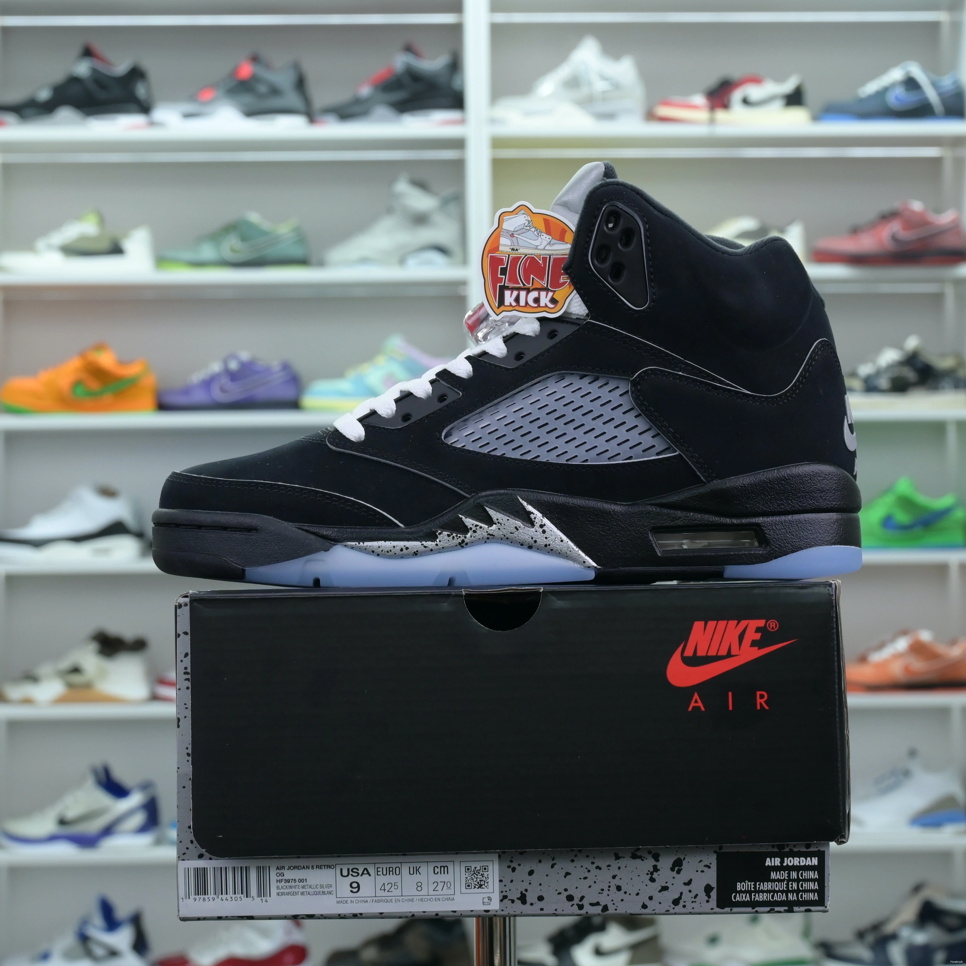 METALLIC Jordan REIMAGINED” Air Jordan 5“BLACK 1010